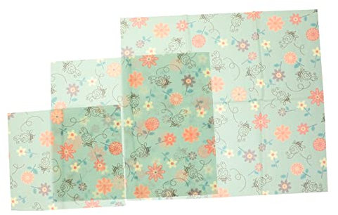 Anneome 3St Bienenwachs Wickeln Verpackungen zur Aufbewahrung von Lebensmitteln Brotbeutel aus Bienenwachs umweltfreundliche Frischhaltefolie bienenwachs Tuch Lunchboxen Wachstuch