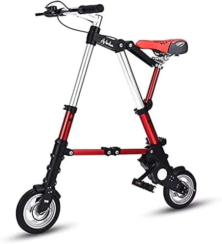 ZHANGshouf 8-Zoll-Faltrad, leichtes Aluminium-Faltrad, Komfortables, verstellbares Citybike, Aluminiumrahmen, Outdoor-Reiserad für Männer und Frauen