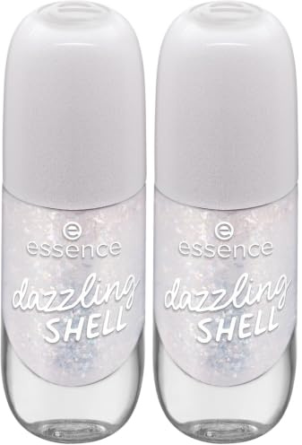 essence gel nail colour, Nagellack, Nr. 18, Mehrfarbig, langanhaltend, Expressergebnis, schnelltrocknend, acetonfrei, vegan, ohne Mikroplastikpartikel, ohne Konservierungsstoffe, 2er Pack (8ml)
