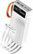 Power Bank，Portable 66 W Fast Charging Powerbank for Heated Gilet Vest Jacket High Capacity Battery Bank for Phone 4 Cables Flashlight