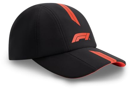Formula 1 Racing Line Cap – Einheitsgröße | Gebogene Krempe mit verstellbarem hinteren Verschluss, Für F1-Fans konzipiert, Formel-1-Branding