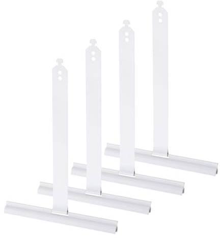 QUARKZMAN 4 pcs Ressort de Suspendu pour volet Roulant, Lames Maxi, Ressorts en Acier à Queue d'aronde pour la Suspendu des Stores enrouleurs, Clips pour volet Roulant