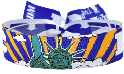 BDM New York Armbänder | NYPD, Freiheitsstatue, Harlerm, Times Square, Wall Street Manhattan Skyline | NYC-Reise verstellbar, Modell 2