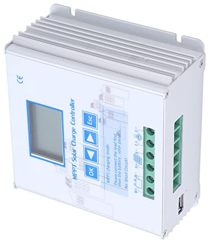 Omabeta Controller Intelligente del Pannello Solare con Ricarica Efficiente MPPT per il Regolatore della Batteria Solare