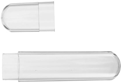 Étui Pince à Épiler Tube Plastique Long avec Couvercle Sécurisé | Extensions de Cils et Clips Forme Animale, Format Portable, Plastique Facile à Nettoyer, Usage Beauté et Voyage