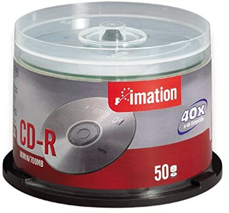 Imation Boombox Bundle mit 50 CD-Rs, 25 Jewel Cases und 1 Label N Go