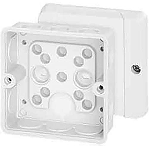 Hensel DE 9321 Kabelabzweigkasten Feuchtraumdose IP 55 bis 2,5 qmm 3phasig, 4 qmm 1phasig, ohne Klemme, weiß