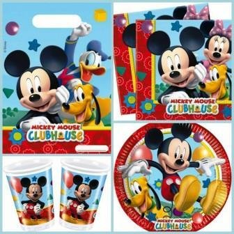 Mickey Mouse Club House Playful - Vaisselle jetable pour fête
