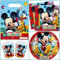 Mickey Mouse Club House Playful - Vaisselle jetable pour fête