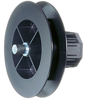 jarolift Disco para Cintas de Persianas Enrollables con Cápsula para Eje SW40, de Plástico, Diámetro 100 mm, con Perno Esterno