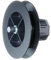jarolift Disco para Cintas de Persianas Enrollables con Cápsula para Eje SW40, de Plástico, Diámetro 100 mm, con Perno Esterno