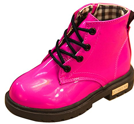 Gaorui Botas Unisex Niños Impermeables para Invierno con Fiel Sintética Forrada Cálido
