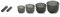 FUN FISHING Kit 4 Coupelles – 75ml 100, 150 et 250ml