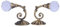 Ganchos Alzapaños de Cortinas, Haofy 2 Piezas Ganchos de Cortina de Metal de Bola de Cristal, Abrazaderas de Cortina de Pared Borla de Gancho para Cortina, Accesorios Decorativos (Bronce)