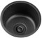 NOYHHAV Fregadero Redondo Negro Piscina De Renovación De Cocina Fregadero Individual Redondo Fregadero Pequeño Lavabo Redondo para Baño Lavado De Verduras Y Lavavajillas (42cm, Negro)