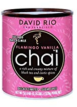 David Rio - Flamingo Vanilla Chai | entkoffeinierter, zuckerfreier Chai Tee mit schwarzem Tee, Vanille, Zimt und Kardamom (enthält jedoch Maltodextrin)| Beutel | Gastronomie | 1350g