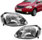 DM Autoteile 30663 Scheinwerfer SET + Birnen H4 Leuchtmittel kompatibel für VW Fox 5Z ab 2005-2007