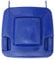 Cleaning Tools Large Waste Bin Lid Trash Can Lid Plastic Trash Bin Lid Dustbin Accessories for Outdoor Garden Replacement (Blue, 100L)