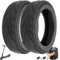 VOLOHAS 60/70-6.5 Tubeless Reifen mit Ventil für Segway Ninebot Max G30 Vorne/Hinten Scooter 10 Zoll Ersatzräder Hochelastische Ersatz Reifen mit Live-Kleber Reparierbar Pannensicher (2 PCS)