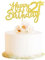 Blumomon 3 Pack Happy 21st Birthday Cake Toppers Gold Glitter Cake Topper Happy Birthday Cake Decor for 21st Birthday Party Decor Supplies, Gold 21