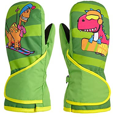 Ziener Unisex – Babys LEMMI Skihandschuhe, Irish Green, 92cm