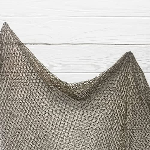 Fischernetz, Dekoration, 152 x 30 cm, dekoratives Fischernetz für nautische Meerjungfrauen, Piraten, Strand, Motto-Party oder Zimmer. Echtes recyceltes Fischnetz zur Dekoration