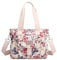 SODOLLEE Handtaschen Damen Mode Bedruckte Umhängetasche Leichtgewicht Nylon Schultertaschen Mehrere Taschen Crossbody Bag für Einkaufen Reisen Täglicher Gebrauch Blume B