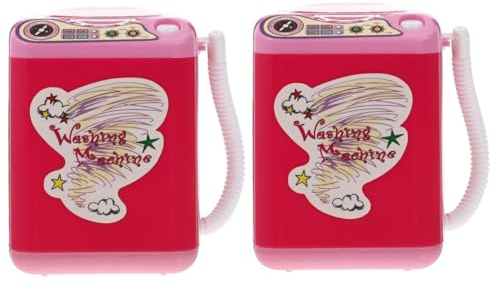 TOYANDONA 2 STK Mini-Waschmaschine Waschmaschine Spielzeug Waschmaschine vorgeben kinderspielzeug Spielzeuge Make-up Pinsel Reinigungswerkzeug für Make-up-Pinsel Kinder Spielen Hausspielzeug