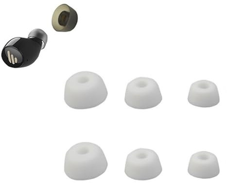 INF 3 Paires de Bouchons d'oreilles de Remplacement pour Jabra Elite 75t/ 65t/ Active/Sport Evolve, Bouchons d'oreilles en Silicone S/M/L, Cache-Oreilles 1,38+1,23+1,02 cm