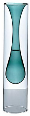 Vase Nordic Minimalistische Kreative Glas Vase Candy Farbe Hydrokultur Vase Verkaufszentrum Moderne Dekoration Vasen für Blumen(Color:D)