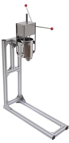 3l,5l,7l Heavy Duty Manuell Vertikal Churros-Maskin Spansk Donuts Maker Fyllning I Rostfritt StåL Latin Fruit Donut Machine, Med L-Shape ArbetsstäLl,5L