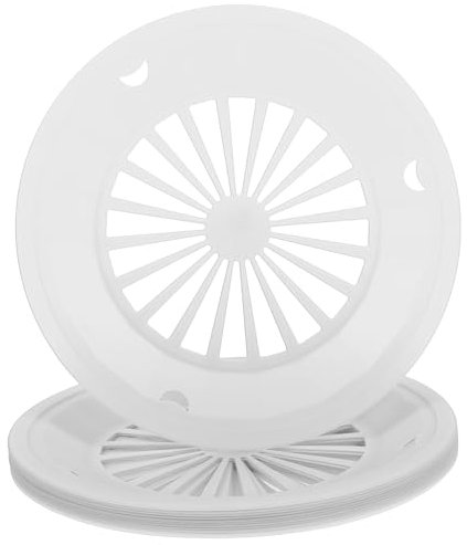 iplusmile 20pcs Paper Plate Holder Reusable Plastic Paper Plate Holders Barbecue Plates Grill Plate for Party BBQ Outdoor Cooking Picnic