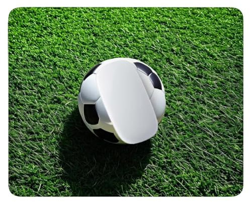 Football Mouse Pad - 9.4x7.9x0.12 in, Gaming Mouse Mat With Anti-slip Rubber Base, Easy Gliding Mouse Mat, Spill-Resistant Surface, Portable Small Desk Mat, Office Decor for Women Mousemat X-1099
