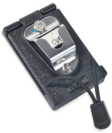 HYS CB Radio Belt Clip Holder Compatible for PRESIDENT RANDY III THUNDERPOLE T-X UNIDEN Bearcat UBCD3600XLT SDS-100E, Duty Belts Holder