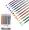 Xuigort 12 Stück Glitzer Gelstifte Set, Verträumt Gelschreiber, Farben Glitzer Gelstift, Farbwechsel Sterne Stift Set, für Gästebuch Malbücher Karten Basteln Schreiben Zeichnen und Skizzieren