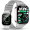 LOYEWAIER Smartwatch Damen Herren mit Telefonfunktion 2,01'' HD Fitnessuhr mit GPS Tracker Kompass Outdoor IP68 wasserdichte Sportuhr Schlafmonitor Herzfrequenz Smart Watch für Android iOS