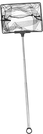 SUPVOX Red De Pesca Resistente Mango Extensible Acero Inoxidable para Acuarios Pala para Peces