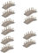 Toyvian 5sets Micro Garden Scene Accessory Miniature House Wooden Bridge Decorative 2pcs*5