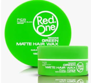 Red One Frisierwachs, matt, grün, professionelles Finish, 150 g