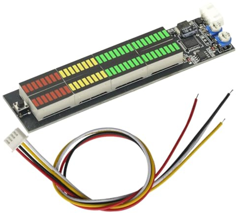 KikoSpark Atmosphäre Lampen LED Musik Audio Level Indikator Stereo Licht VU Meter Verstärker für Auto MP3 Spieler