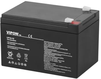 Vipow – Batterie Gel 12 V 12 Ah AGM à décharge Profonde sans Entretien pour Scooter