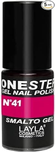 Layla Cosmetics One Step Gel Nagellack, minnie pink, 1er pack (1 x 0.005 L)