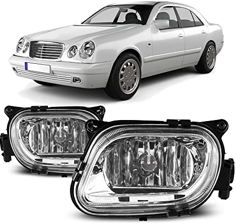 Winjet Kompatibel mit [Mercedes-Benz W210 E300 E320 E420 E430] Nebelscheinwerfern.