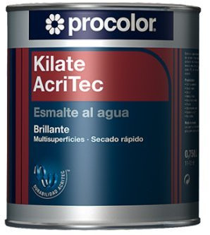 Esmalte al agua Kilate Acritec brillante verde hierba 750 ml
