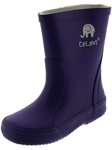 CeLaVi Gummistiefel, Stivali di Gomma Unisex-Bambini, Viola (Purple 060), 20 EU