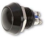 HIGHSIDER 240-081 Push button switch, black, pc.