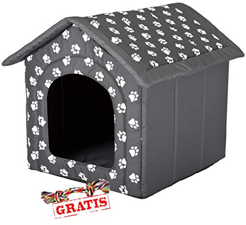 HobbyDog BUDSWL4 + Spieltau gratis Hundehöhle Katzenhöhle Hundebett Hundehaus Schlafplatz Hundekorb Hund Haus Hundehütte R1-R6 (R6 (76 x 72 cm))