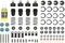 CARSON 500908234-Tuningsatz TT-02, Tuningset für Tamiya Chassis, Ersatzteil, Modellbau, Zubehör, Tuningteile, schwarz