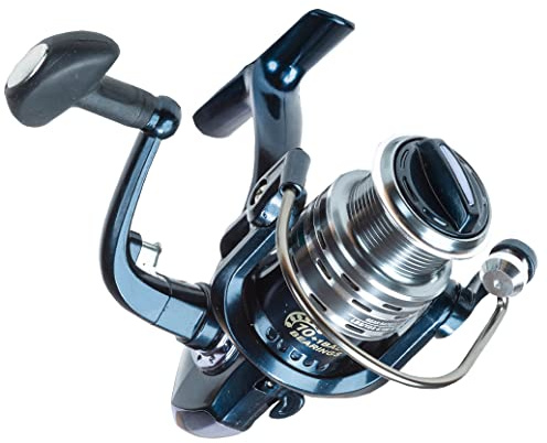 MiRoeFishing Angelrolle Expert1000 mit Schnur sofort einsatzbereit zum Spinnfischen - Ul-Fishing - Spoon Fischen schneller Einzug 11+1BB Typ