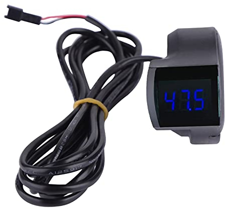 Voltmeter, Thumb Gas Shifter Voltmeter mit Spannungsanzeige für Roller Electric Bike
